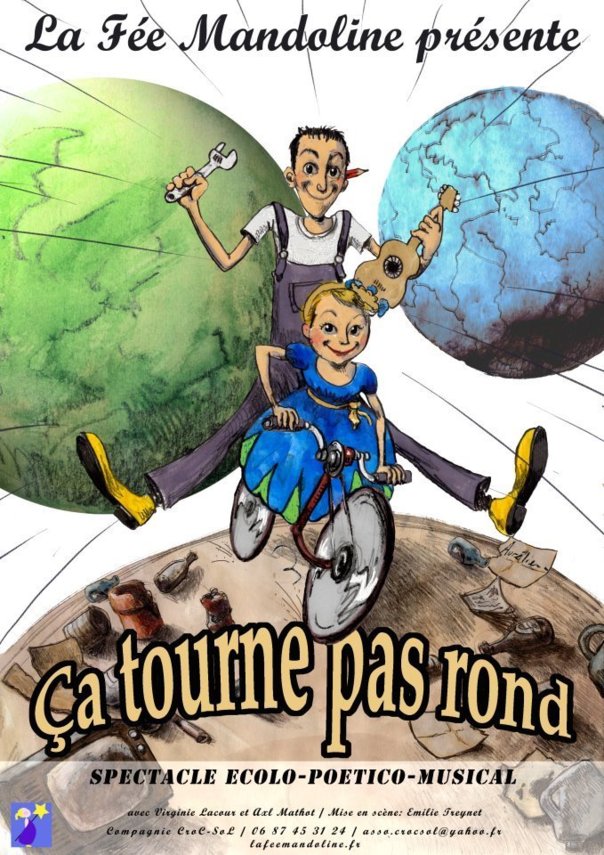 CA TOURNE PAS ROND  - A partir de 3 ans -durée  45 minutes
