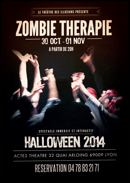 Zombie thérapie - Halloween 2014 Magie-Humour-Frisson Zombie thérapie - Halloween 2014 Magie-Humour-Frisson