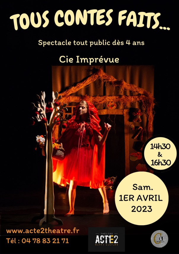 TOUS CONTES FAITS - DANSE DES 4 ANS -  40 MN  DANSE  CIE IMPREVUE