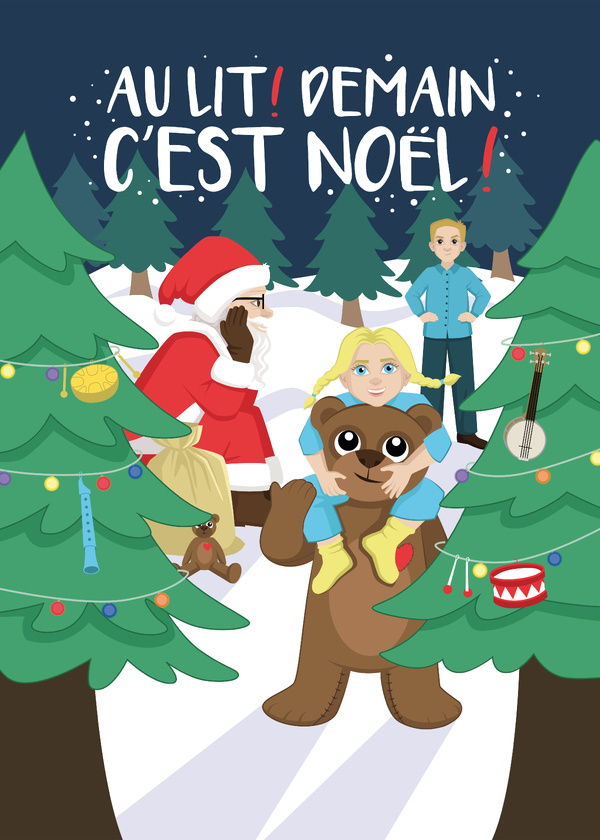 AU LIT ! DEMAIN C'EST NOËL  - DES  3 ANS  - 45 MN - CIE FLAG 