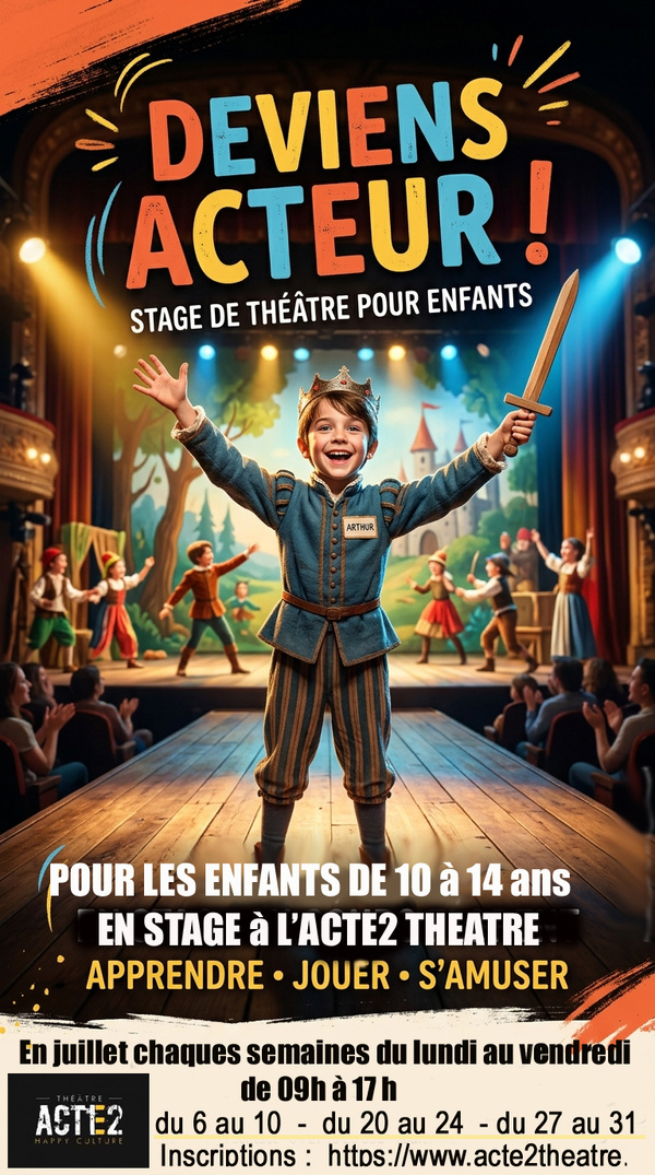 STAGE THEATRE VACANCES 10-14 ANS STAGE THEATRE VACANCES 10-14 ANS