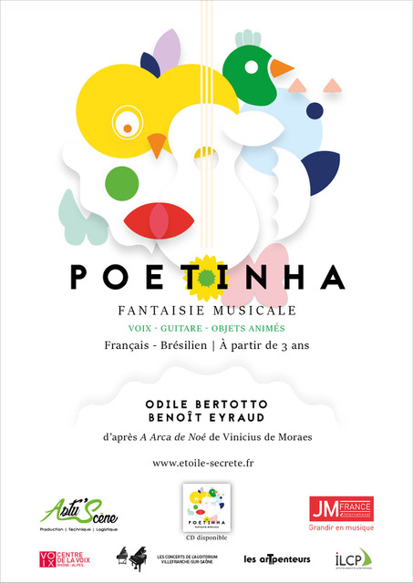 POETINHA - FANTAISIE MUSICALE BRESILIENNE-TOUT PUBLIC A PARTIR DE 3 ANS - 40MN -CIE ETOILE SECRETE POETINHA - FANTAISIE MUSICALE BRESILIENNE-TOUT PUBLIC A PARTIR DE 3 ANS - 40MN -CIE ETOILE SECRETE