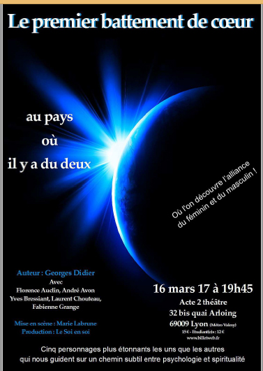 Le premier battement de cœur - de Georges Didier - A partir de 15 ans - 1h10 Le premier battement de cœur - de Georges Didier - A partir de 15 ans - 1h10