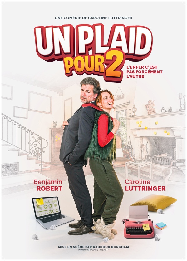 UN PLAID POUR 2 & CAROLINE LUTTRINGER- COMEDIE - 1H10