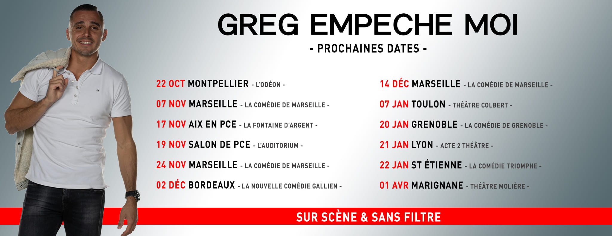 GREG EMPECHE MOI EN RODAGE ONE  MAN SHOW STAND-UP - 1H20