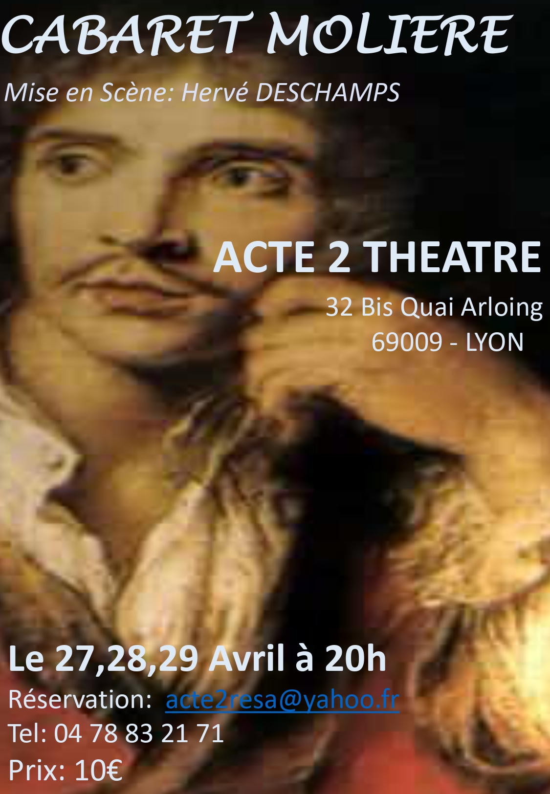 CABARET MOLIERE - ATELIER ACTE 2 THEATRE - 60 MN