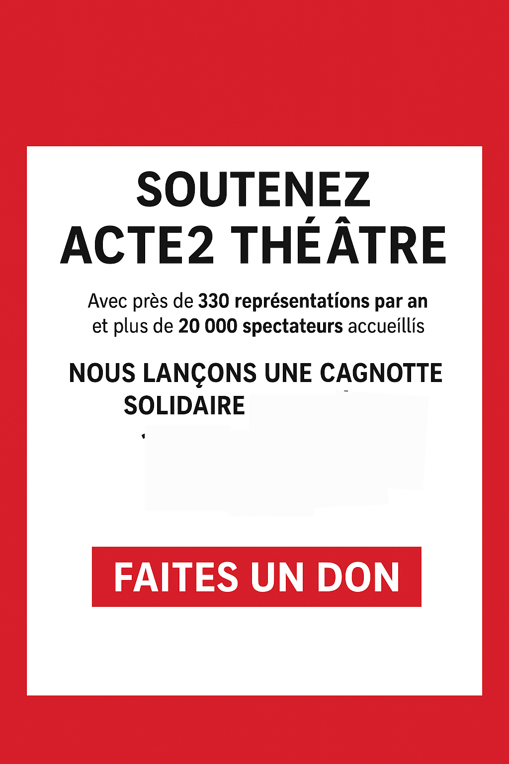 APPEL AUX DONS ! APPEL AUX DONS !