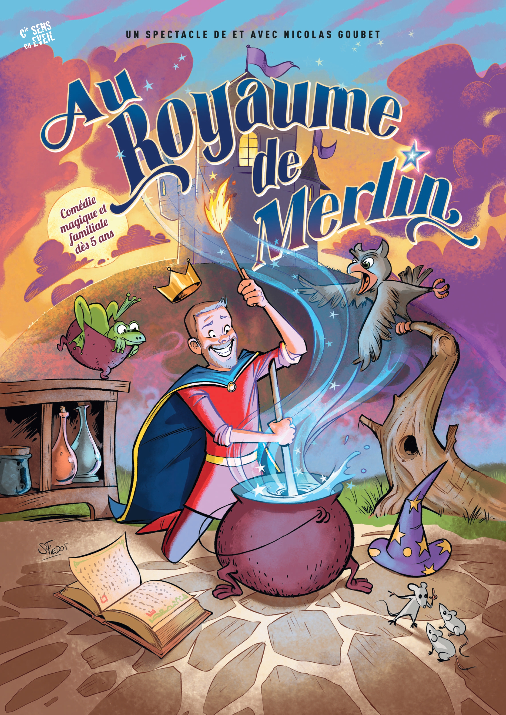AU ROYAUME DE MERLIN - CIE SENS EN EVEIL - DES 5 ANS  - 1H 