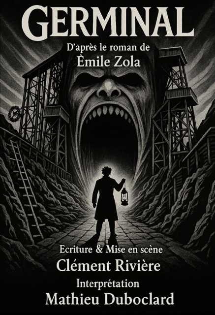  GERMINAL - D 'APRÉS LE ROMAN  DE ÉMILE ZOLA - TOUT PUBLIC - A PARTIR DE 11 ANS  - CIE  SCANDO