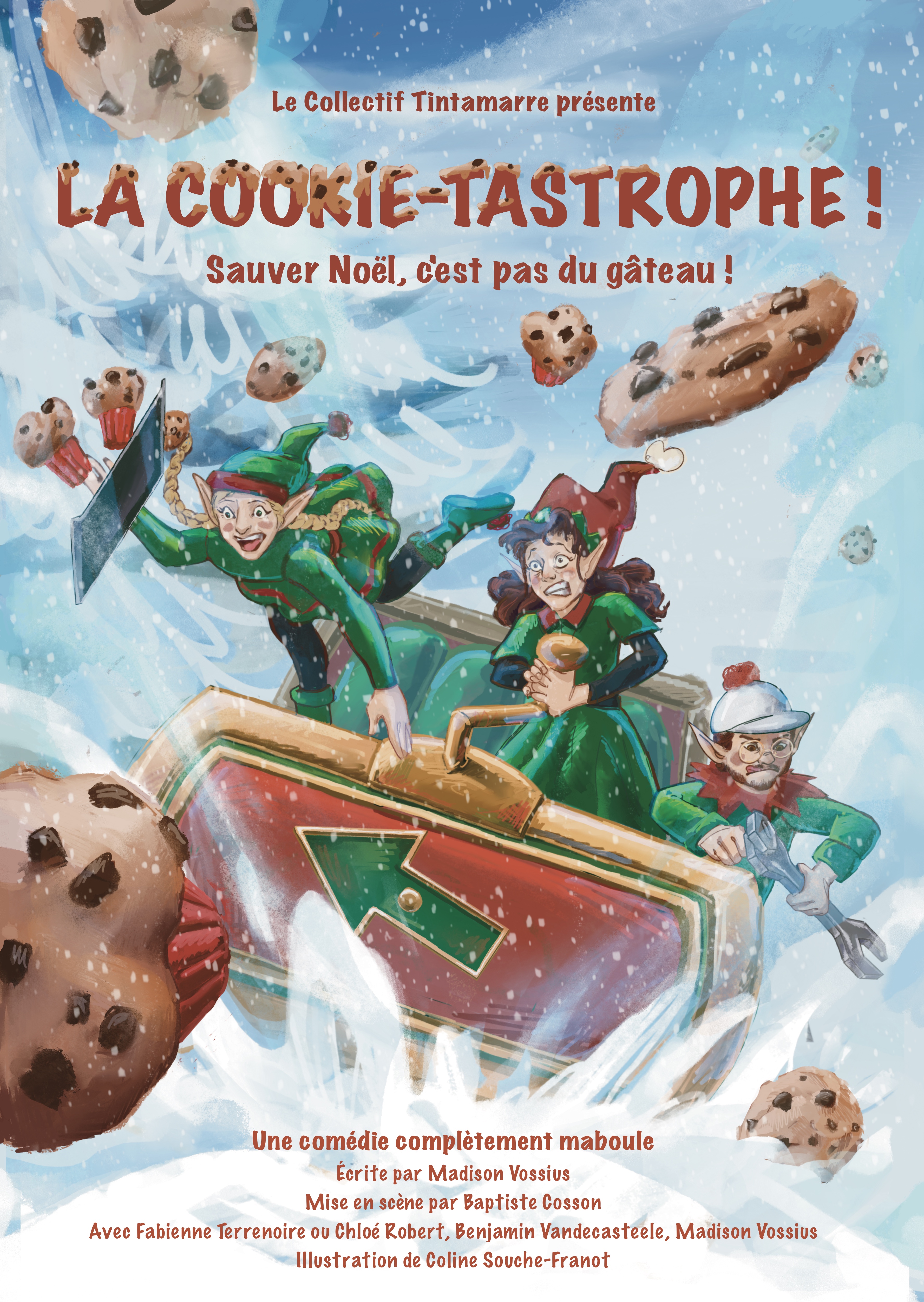 LA COOKIE -TASTROPHE ! - UNE COMÉDIE COMPLĖTEMENT  MABOULE  -DĖS 4 ANS - 45 MN - COLLECTIF TINTAMARRE   LA COOKIE -TASTROPHE ! - UNE COMÉDIE COMPLĖTEMENT  MABOULE  -DĖS 4 ANS - 45 MN - COLLECTIF TINTAMARRE