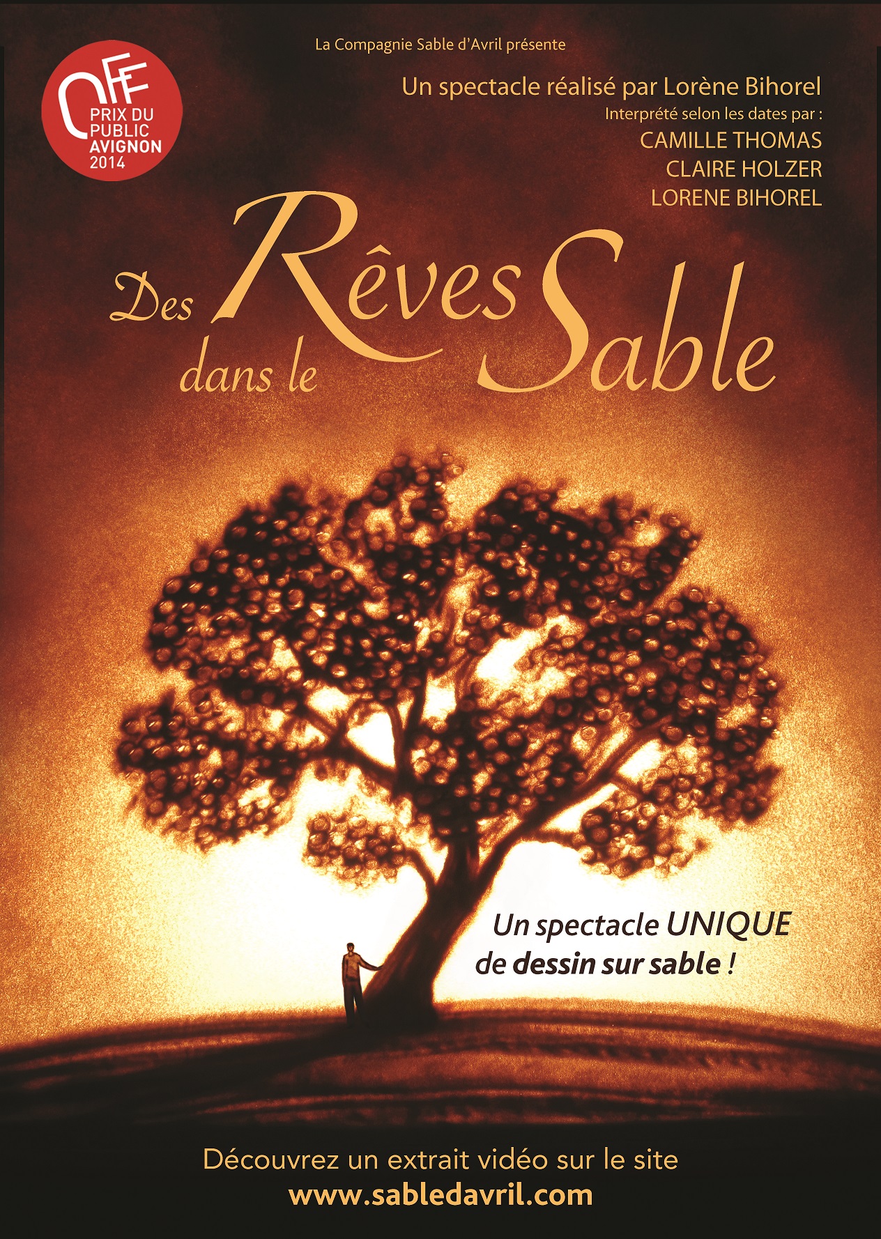 DẺS RỀVES DANS LE SABLE - LORENE BIHOREL -TOUT PUBLIC -DES  6/ 7 ANS  1H 