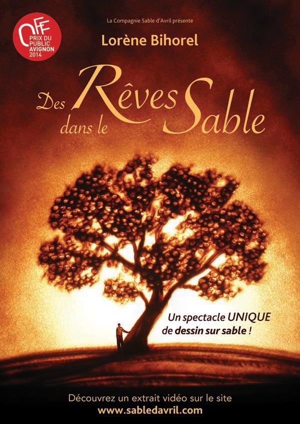  DẺS RỀVES DANS LE SABLE - LORENE BIHOREL - CIE  SABLE D'AVRIL - DES  6 ANS   1H 