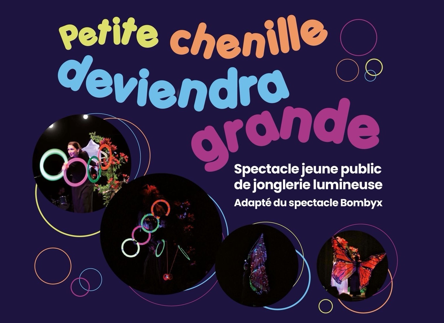 Petite chenille deviendra grande - 2 à 8 ans -30 mn - Cie  Circ'o bulle