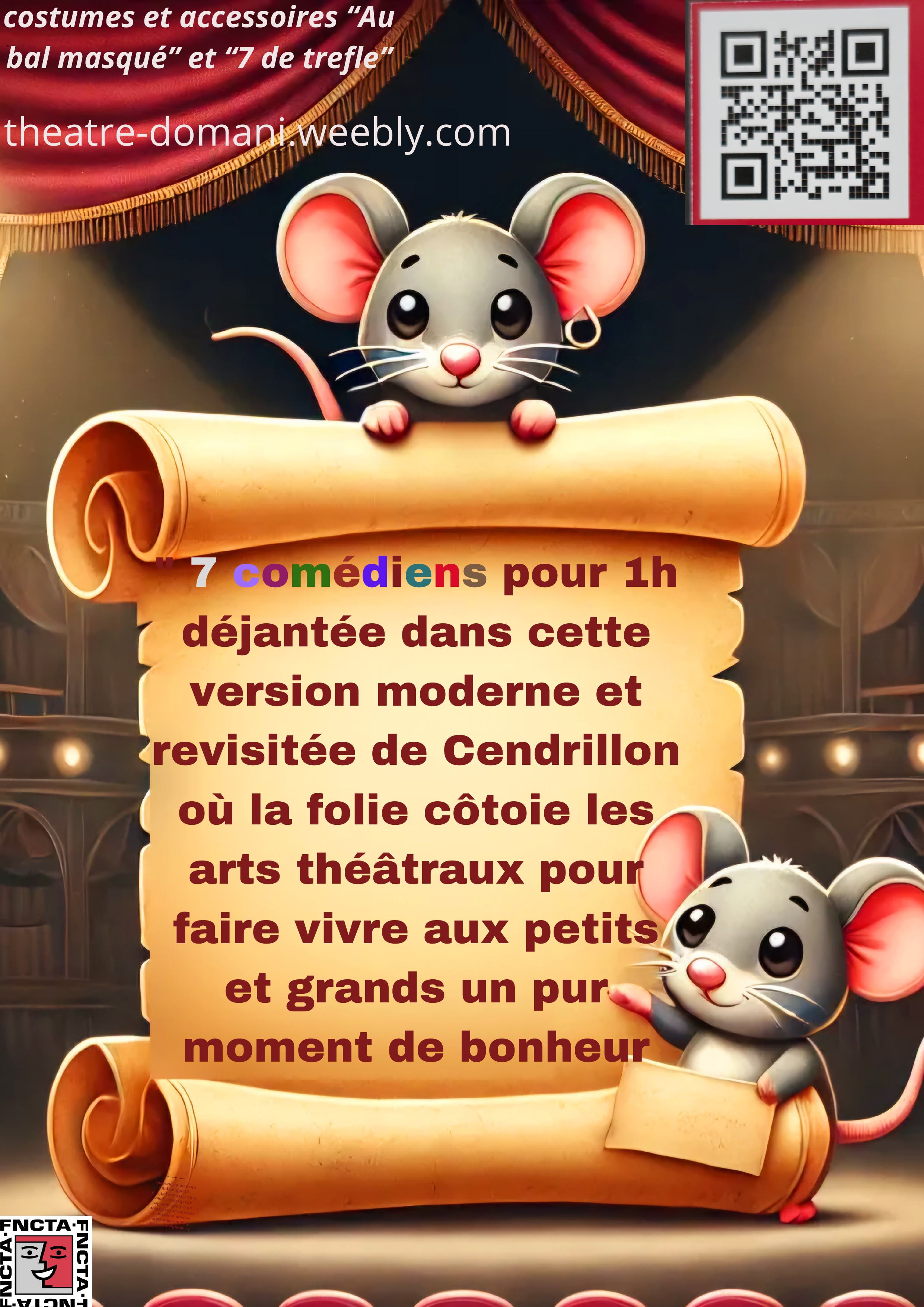 DRÔLE DE CENDRILLON - DES 6 ANS - TOUT PUBLIC -CIE DOMANI 
