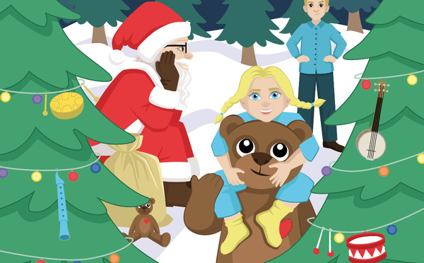 AU LIT ! DEMAIN C'EST NOËL  - DES  3 ANS  - 45 MN - CIE FLAG